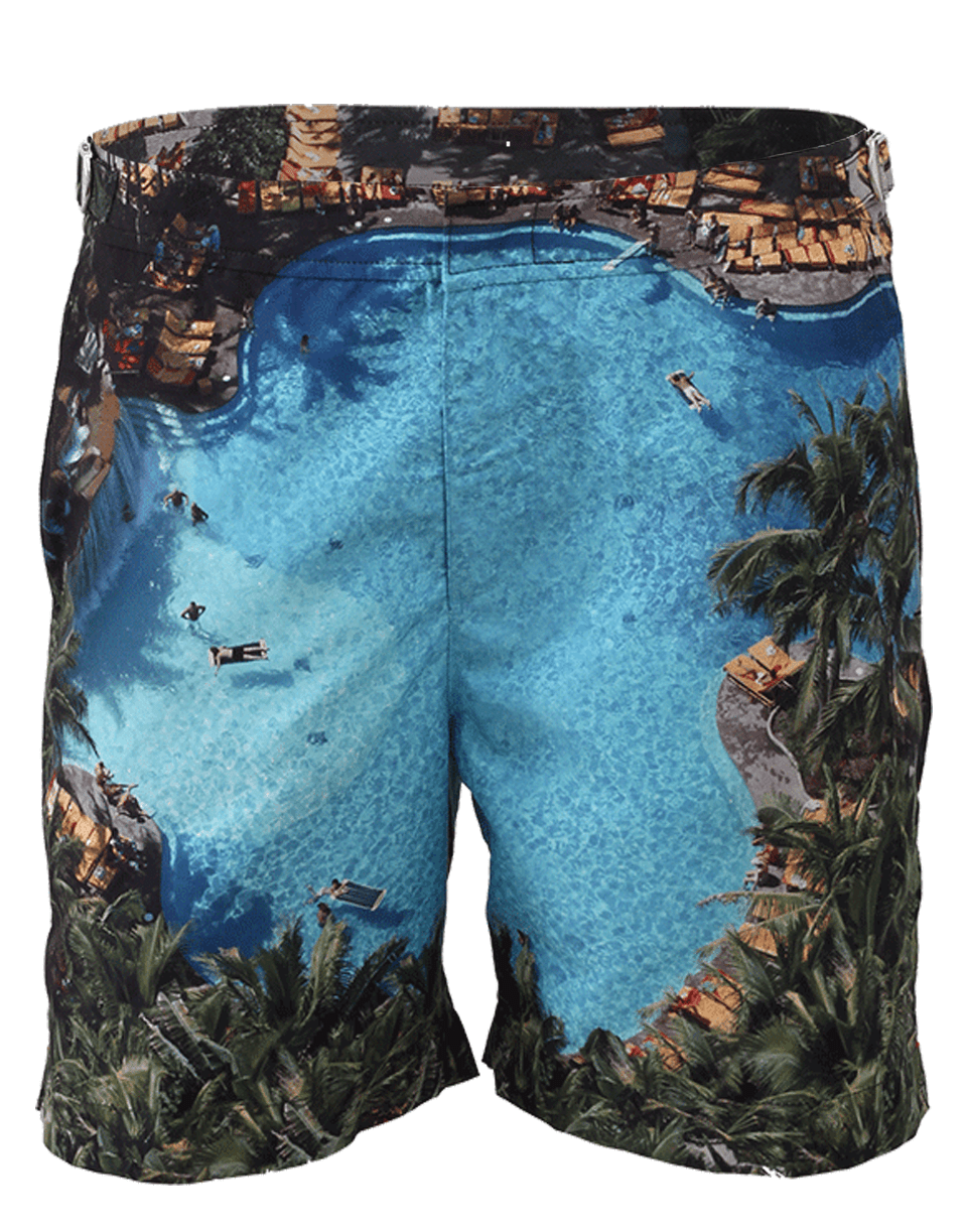 ORLEBAR BROWN-Bulldog Pool Mid-Length Swim Shorts-
