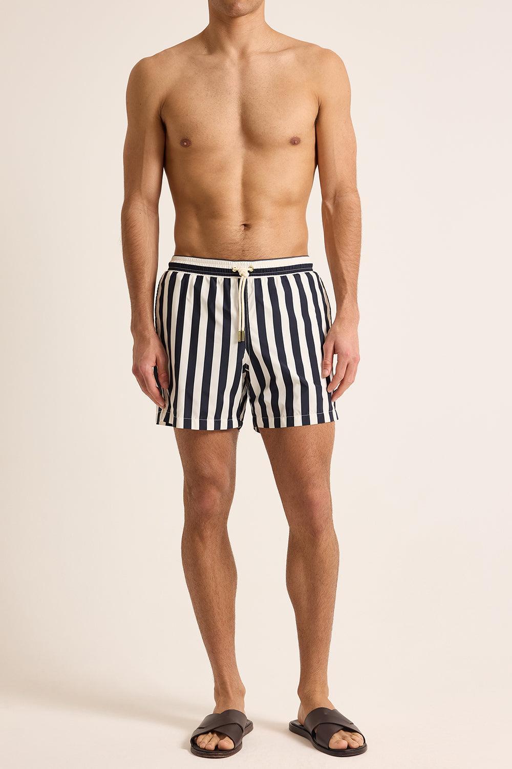 Boxer III Swim Short - Night Iris-STRIPE-30-MENSCLOTHINGPANTS-ORLEBAR BROWN