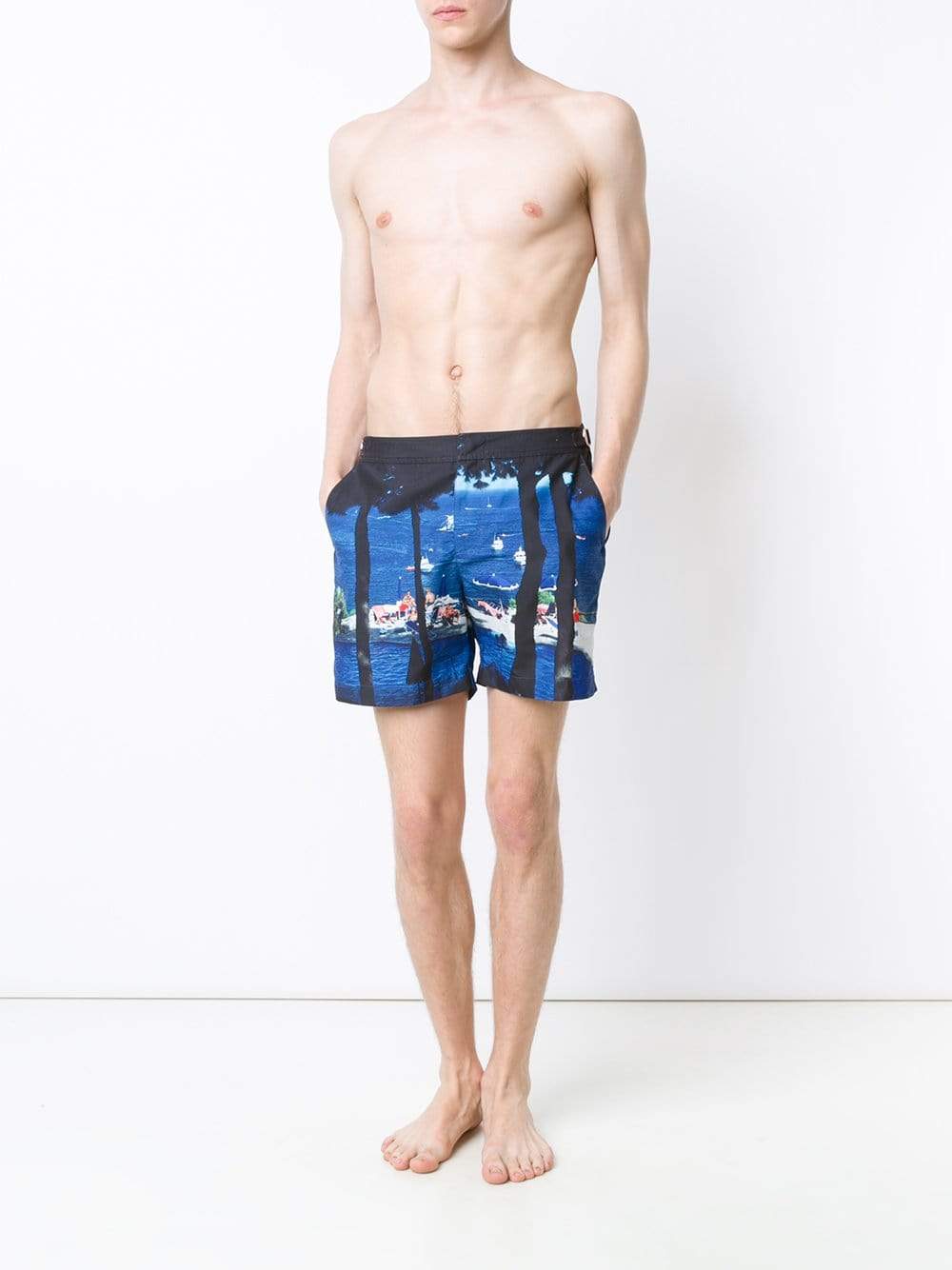 ORLEBAR BROWN-Bulldog Tuscan Mid-Length Swim Shorts-