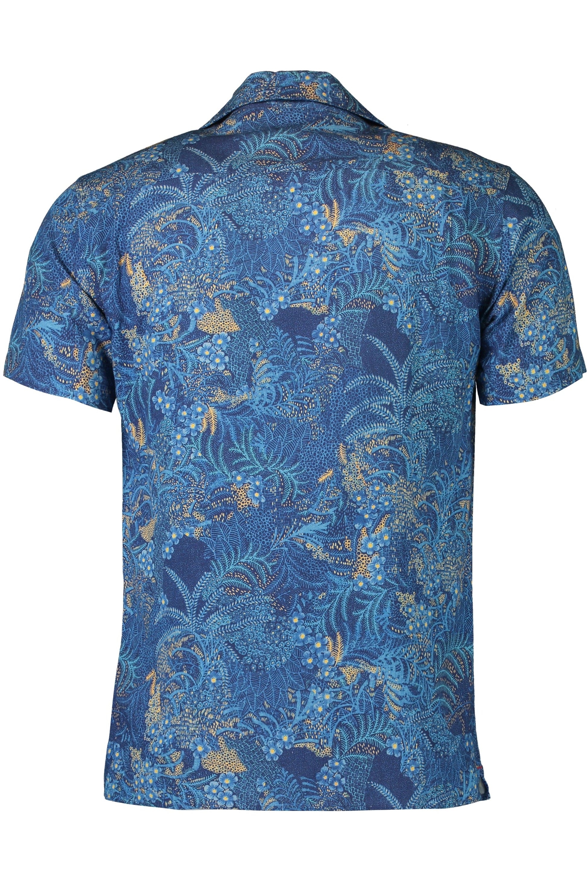 ORLEBAR BROWN-Tropic Nightfall Print Capri Collar Travis Shirt-