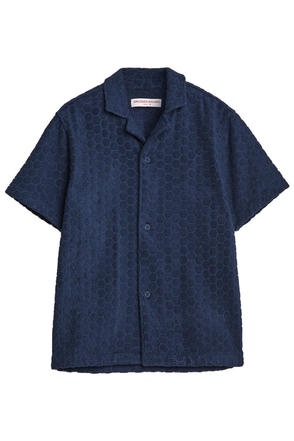 ORLEBAR BROWN-Howell Towelling Polo - Night Iris-