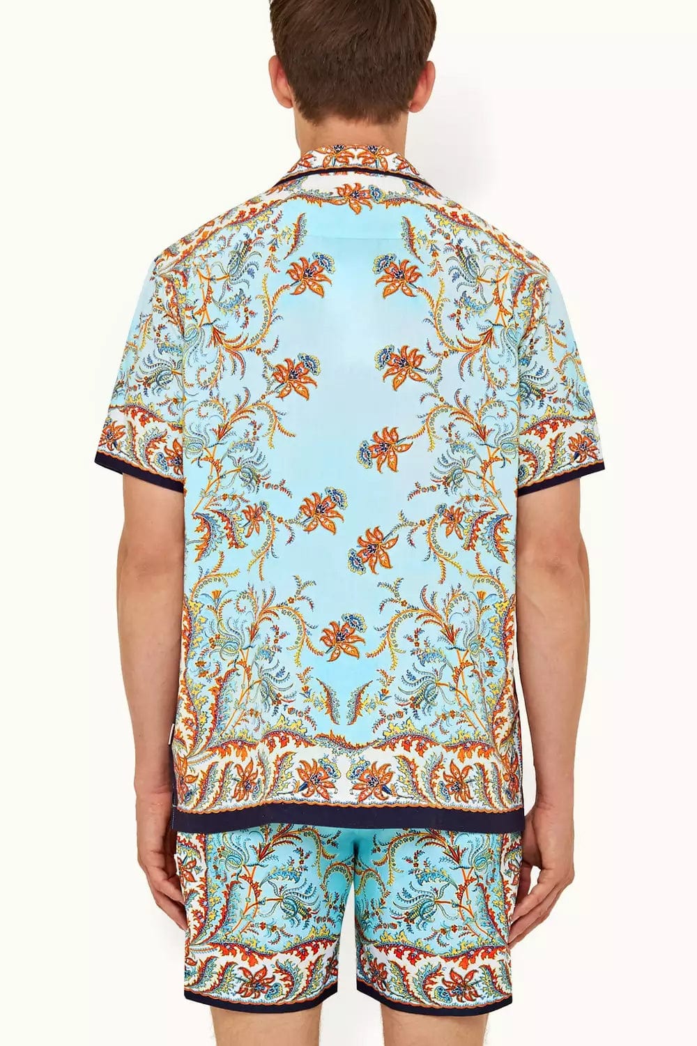 ORLEBAR BROWN-Multi Paisley Relaxed Fit Capri Collar Marne Shirt-