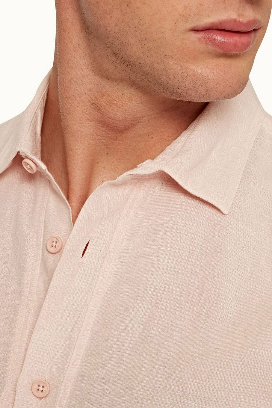 ORLEBAR BROWN-Giles Placket Long Sleeve Button Up Shirt-