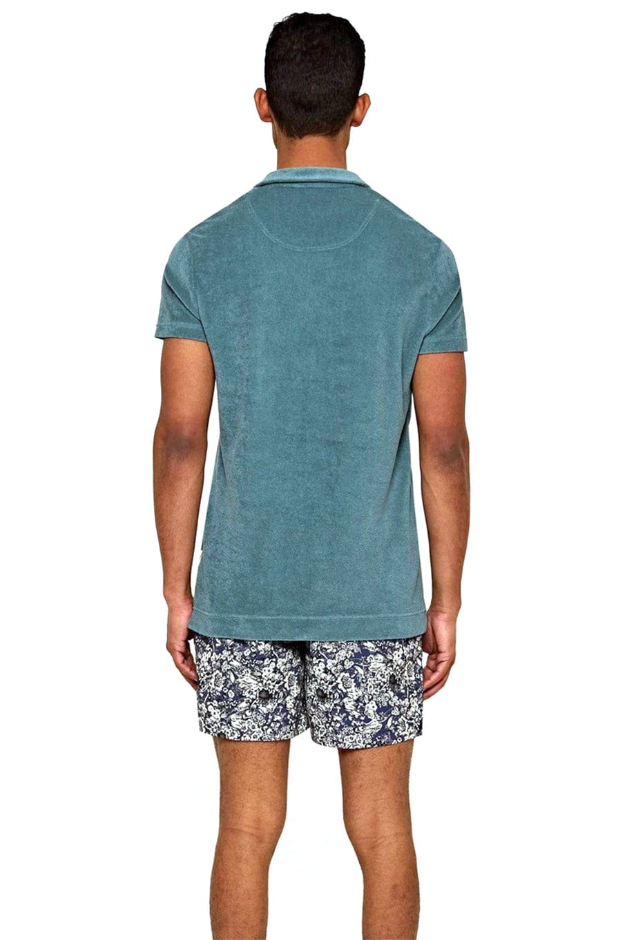 ORLEBAR BROWN-Sage Tailored Fit Terry Towelling Resort Polo Shirt-