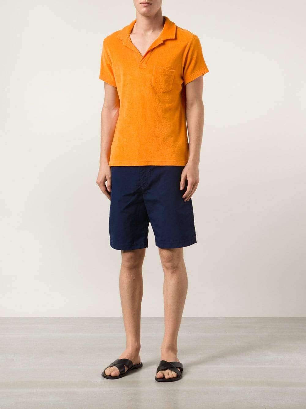 ORLEBAR BROWN-Terry Towelling Polo-