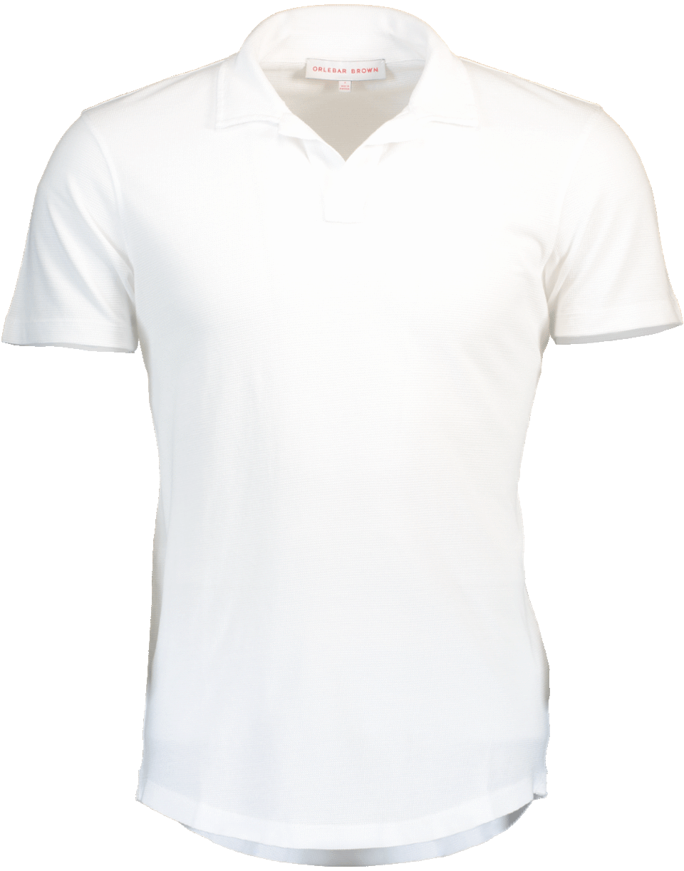 ORLEBAR BROWN-Massey Waffle Polo-
