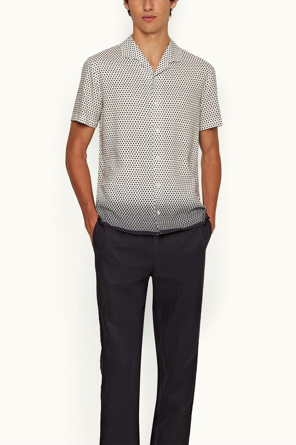ORLEBAR BROWN-Hibbert Collar Shirt-