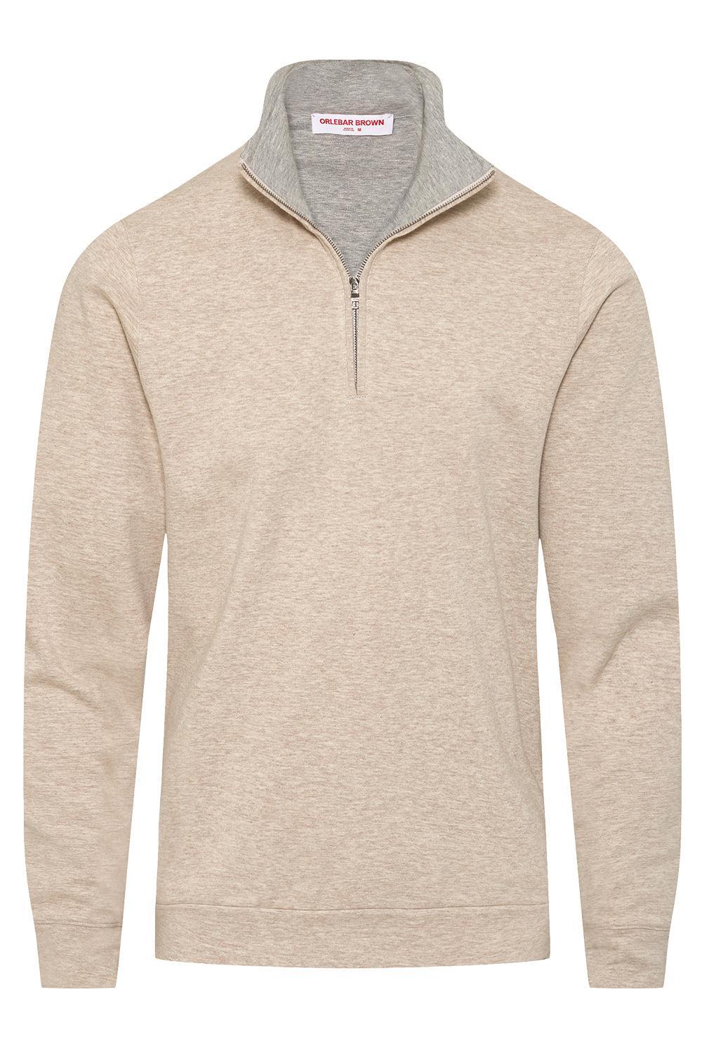 Isar Quarter Zip-BROWN-S-MENSCLOTHINGSWEATER-ORLEBAR BROWN