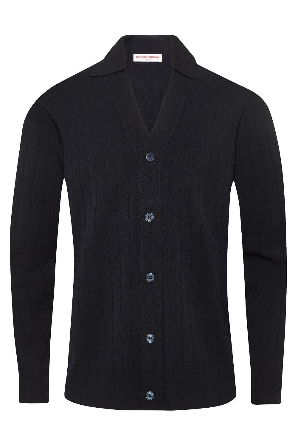 Bastian Knit Shirt-BLUE-S-MENSCLOTHINGTEE-ORLEBAR BROWN