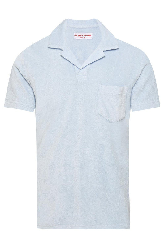 Terry Towelling Polo - Surfside Blue-BLUE-S-MENSCLOTHINGTEE-ORLEBAR BROWN