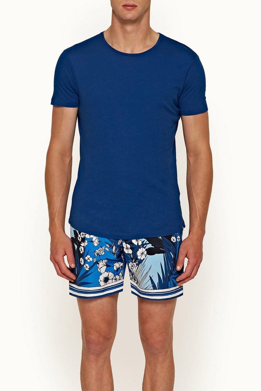 ORLEBAR BROWN-Round Neck T Shirt - Blue-