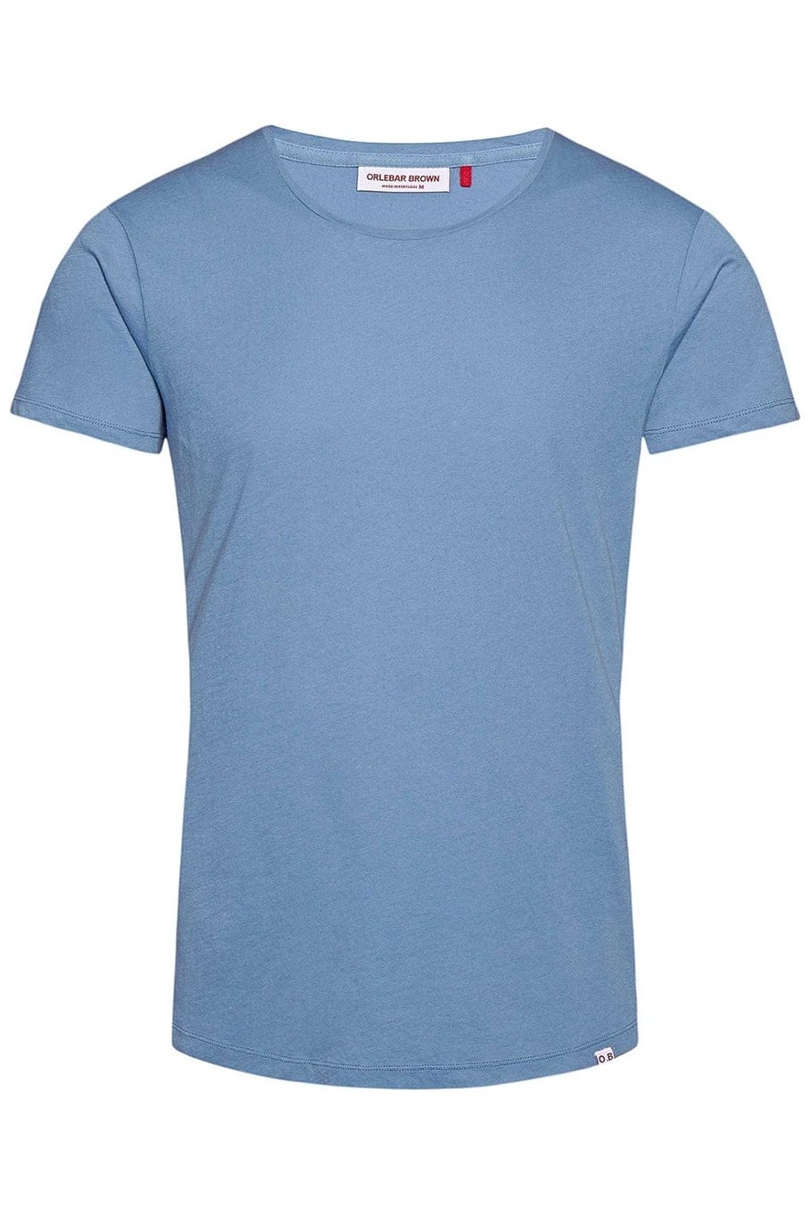 ORLEBAR BROWN-Capri Blue Tailored Fit Crew Neck OB-T T-Shirt-