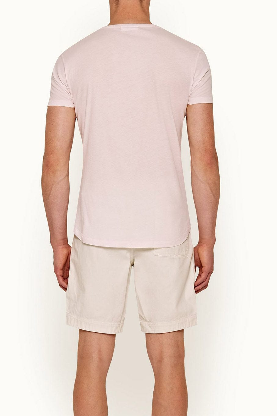 ORLEBAR BROWN-Round Neck T Shirt - Pink-