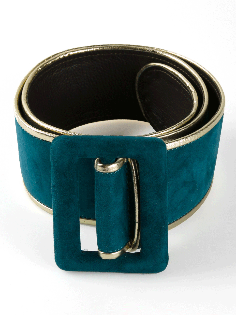 OSCAR DE LA RENTA-Rectangle Buckle Belt-