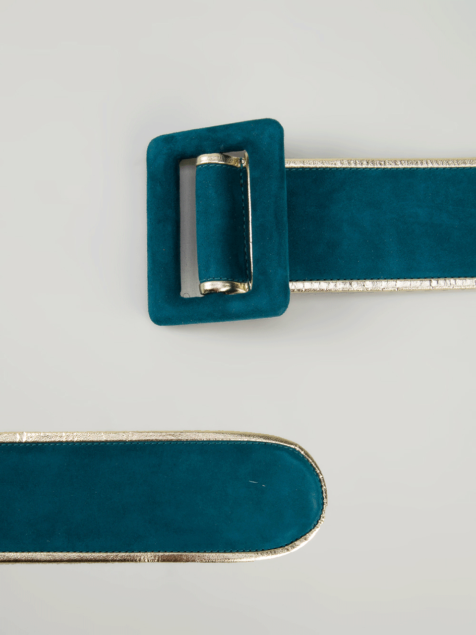 OSCAR DE LA RENTA-Rectangle Buckle Belt-