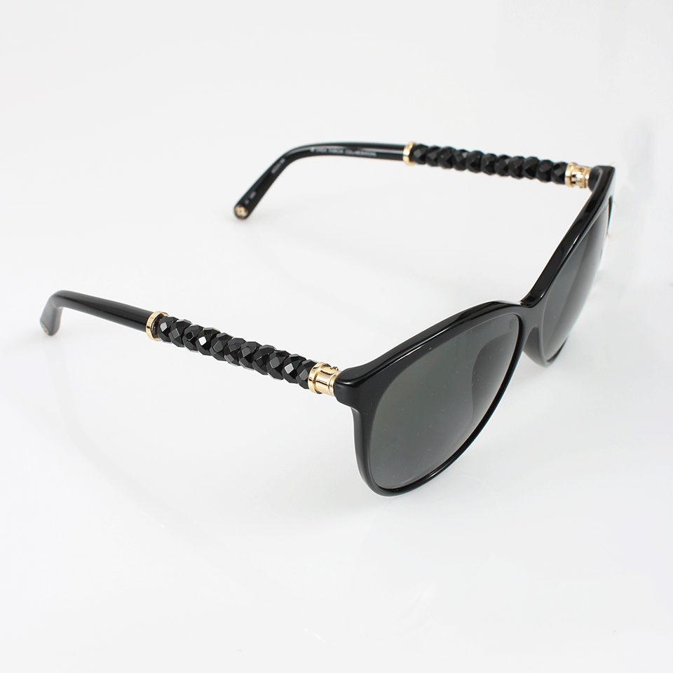 OSCAR DE LA RENTA-Oversized Sunglasses-BLACK