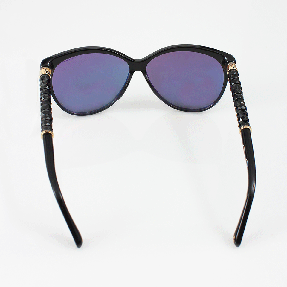 OSCAR DE LA RENTA-Oversized Sunglasses-BLACK