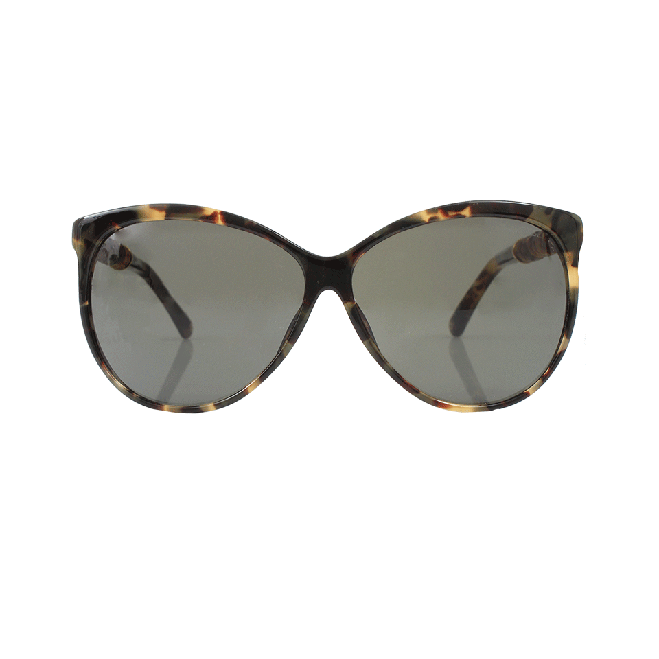 OSCAR DE LA RENTA-Dark Oversized Sunglasses-TSHELL