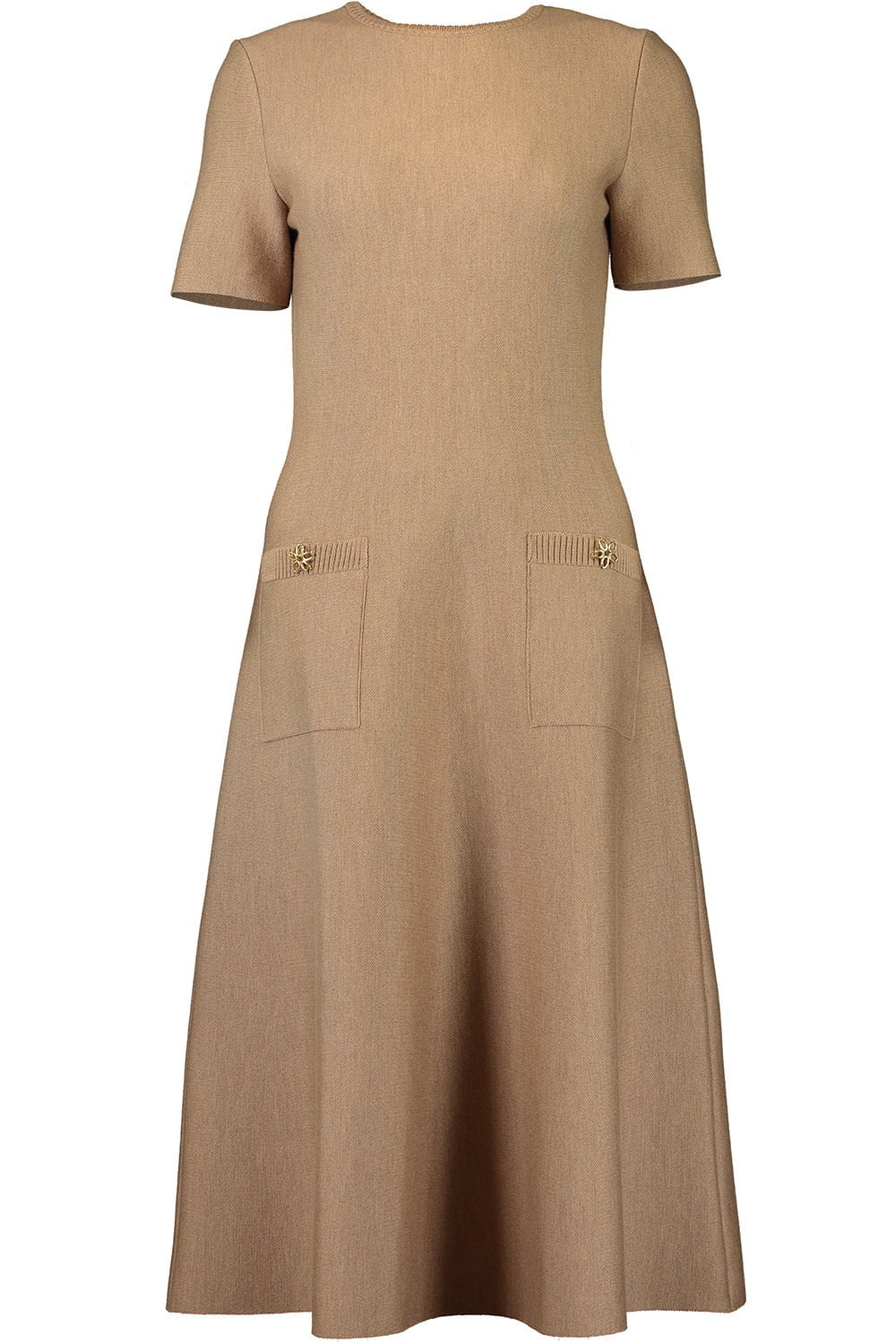 OSCAR DE LA RENTA-O Flower Midi Dress-