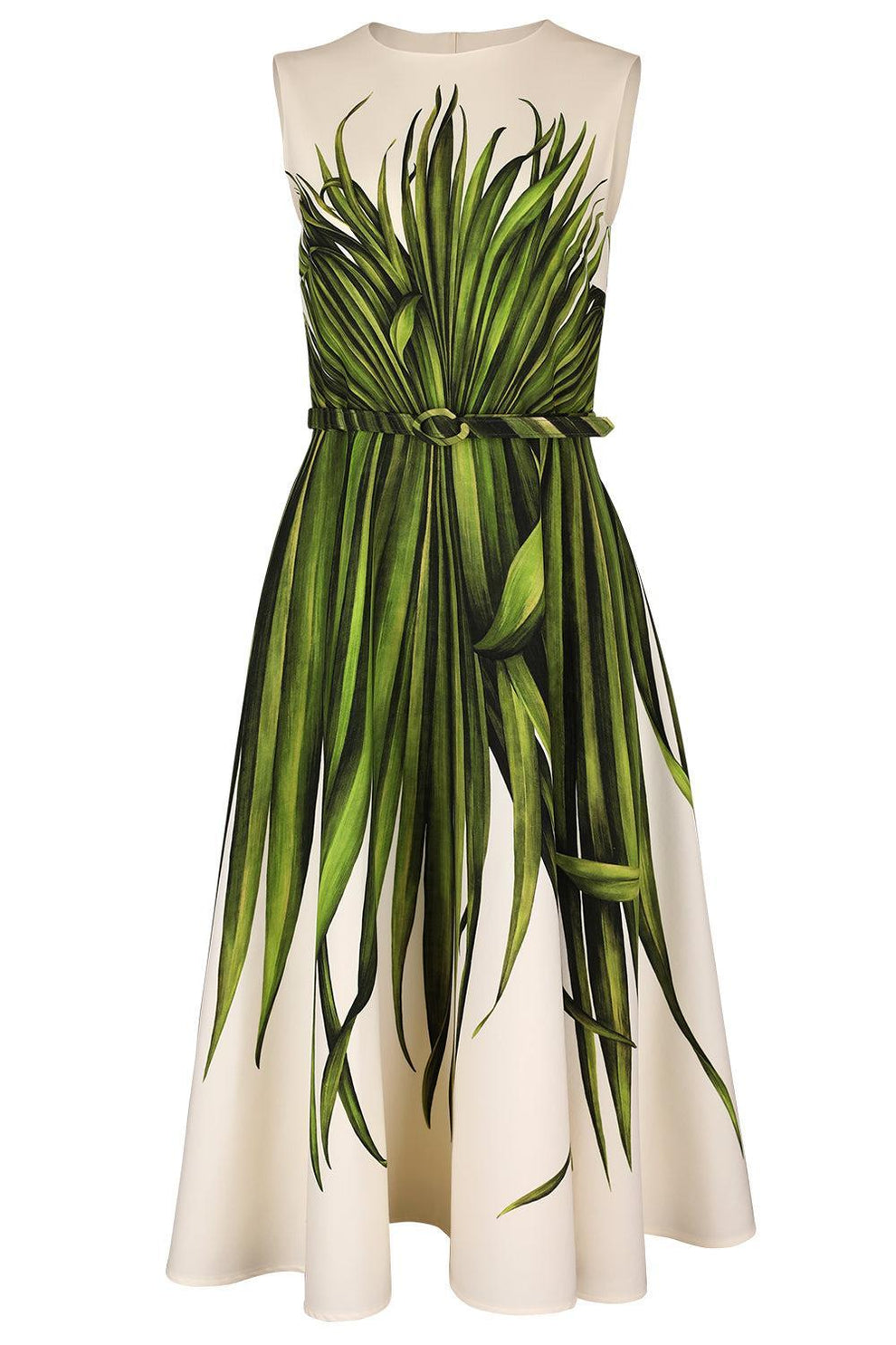 Palm Leaves Day Dress