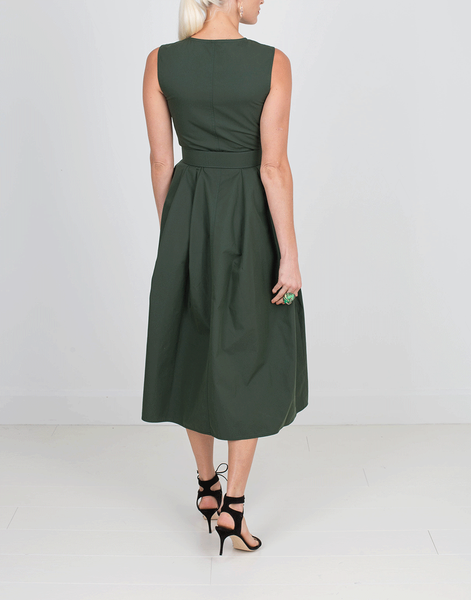 OSCAR DE LA RENTA-Safari Belted Dress-