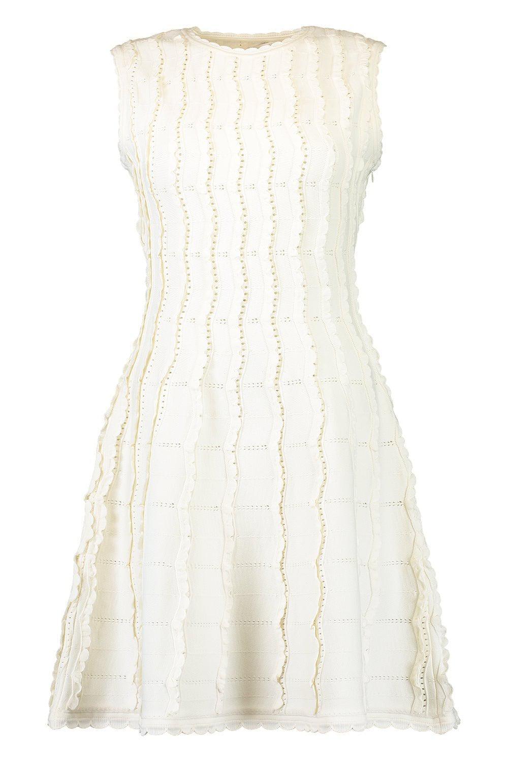 OSCAR DE LA RENTA-Sleeveless Fit And Flare Dress-