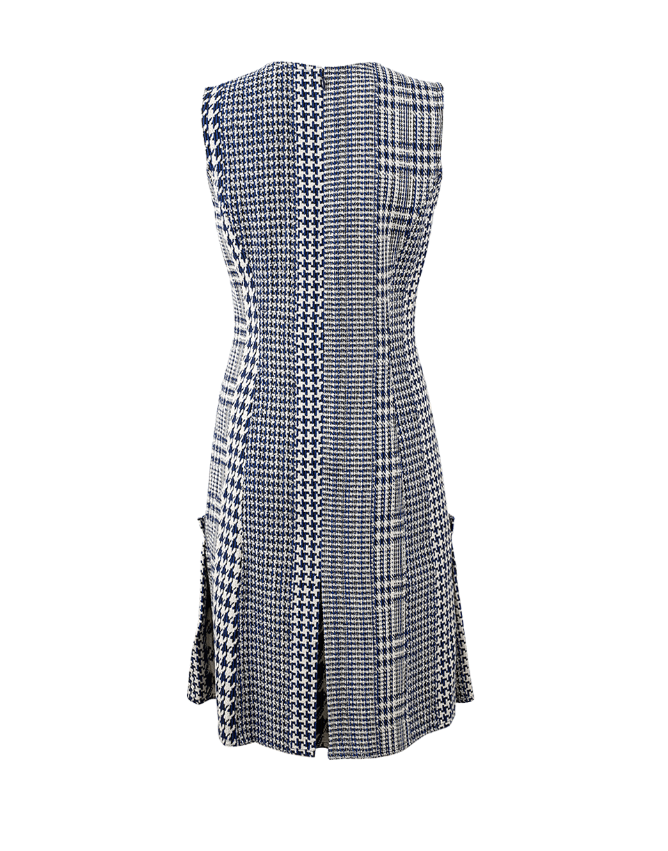 OSCAR DE LA RENTA-Glen Plaid Dress-