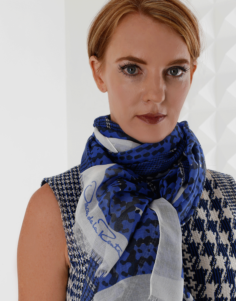 OSCAR DE LA RENTA-Glen Plaid Dress-