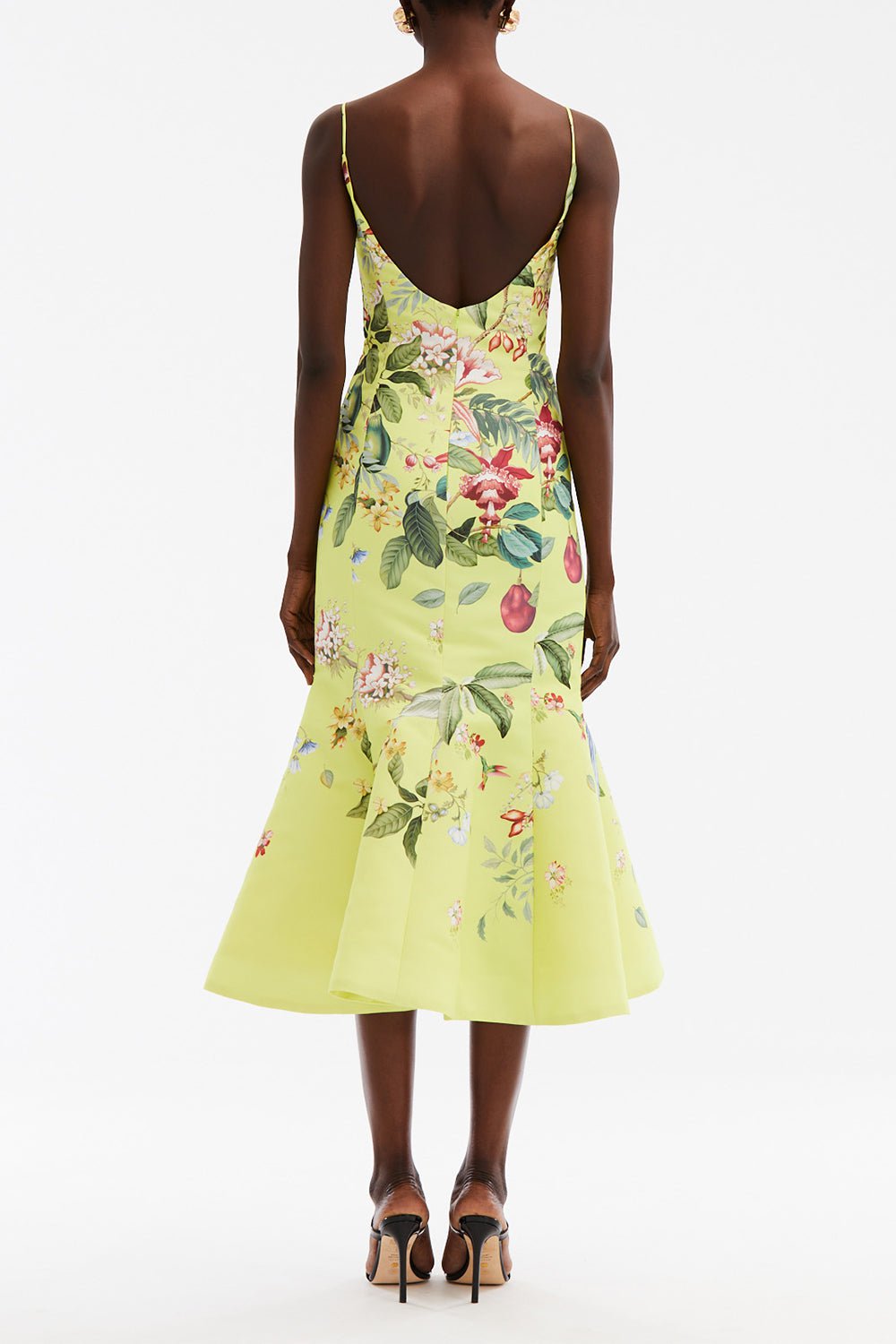 OSCAR DE LA RENTA-Sleeveless Scoop Neck Dress-
