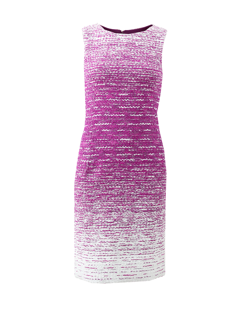 OSCAR DE LA RENTA-Textured Tweed Pencil Dress-