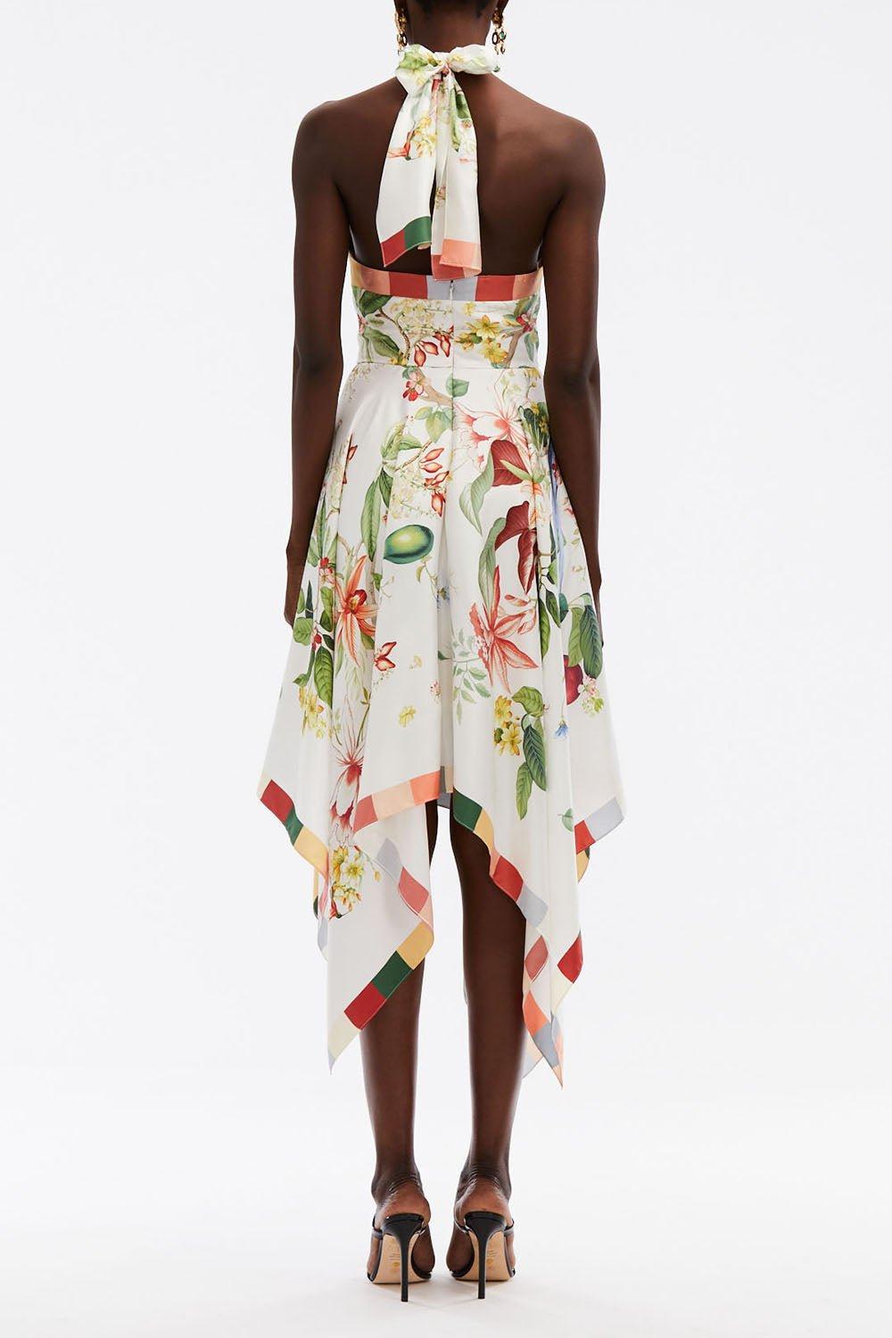 OSCAR DE LA RENTA-Halter Neck Dress-