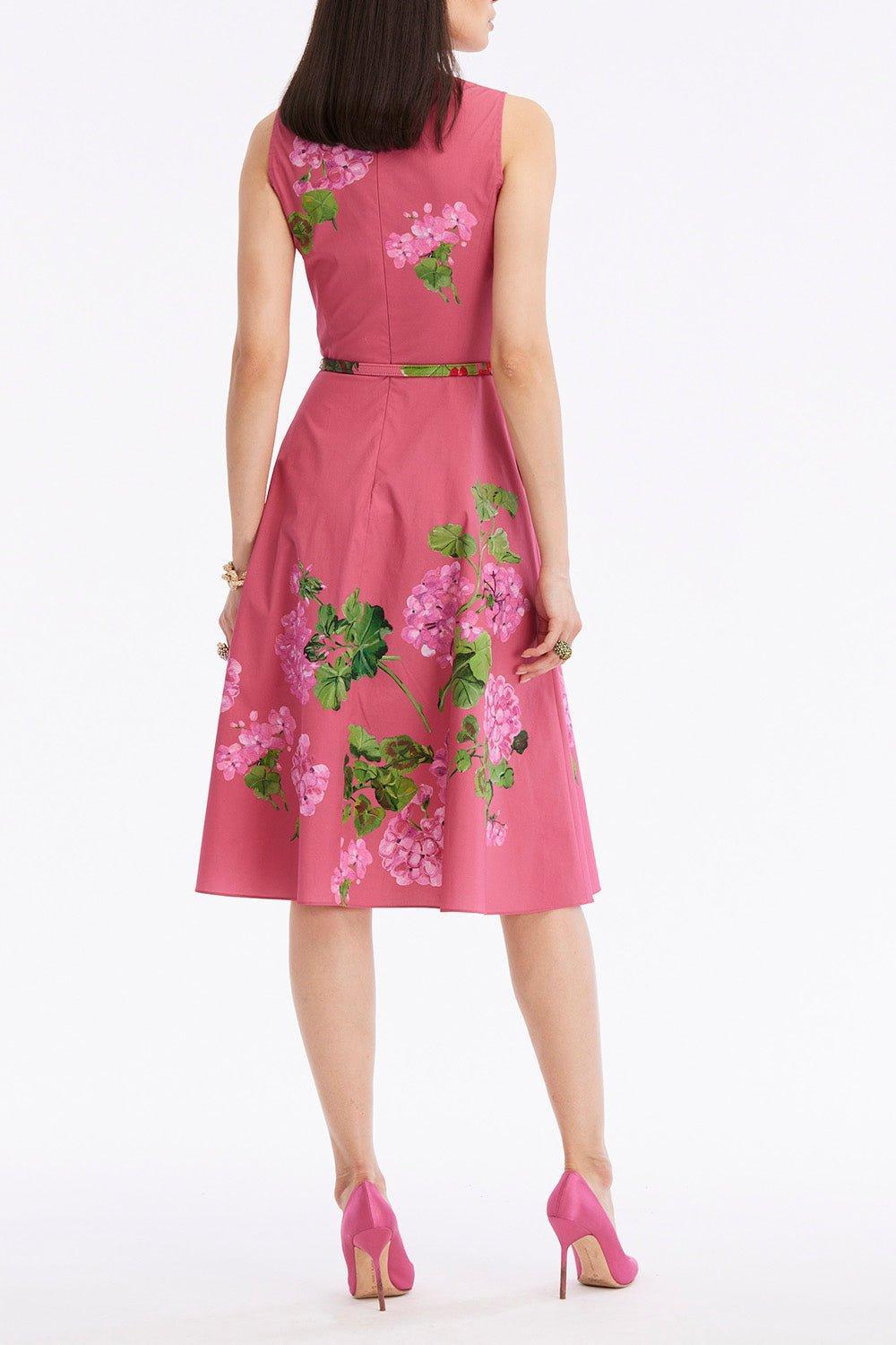 OSCAR DE LA RENTA-Sleeveless Degrade Dress-