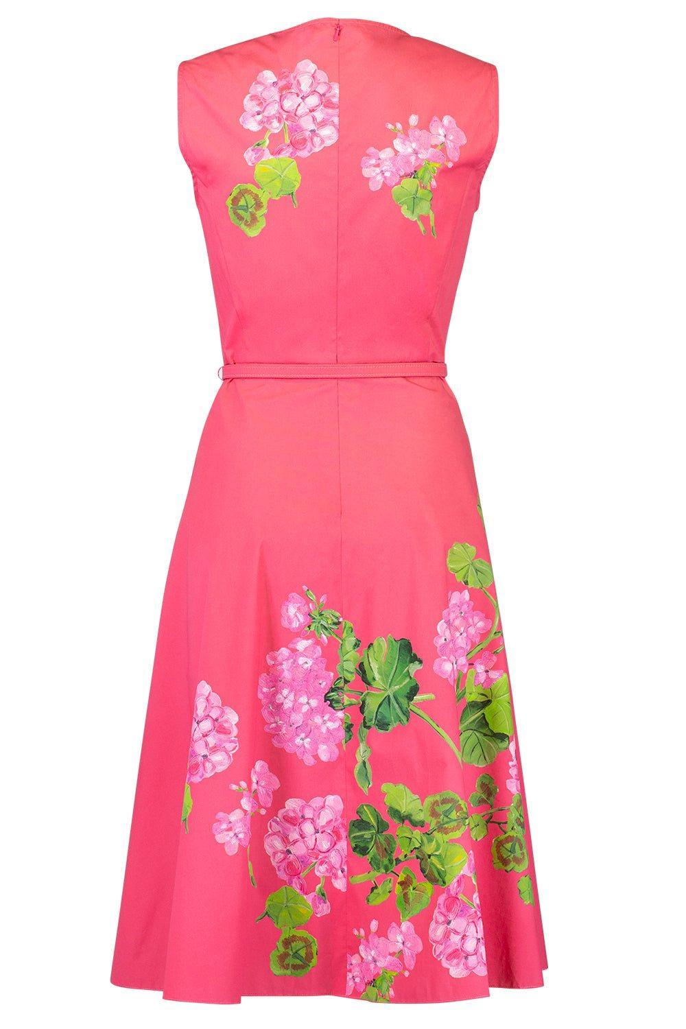 OSCAR DE LA RENTA-Sleeveless Degrade Dress-