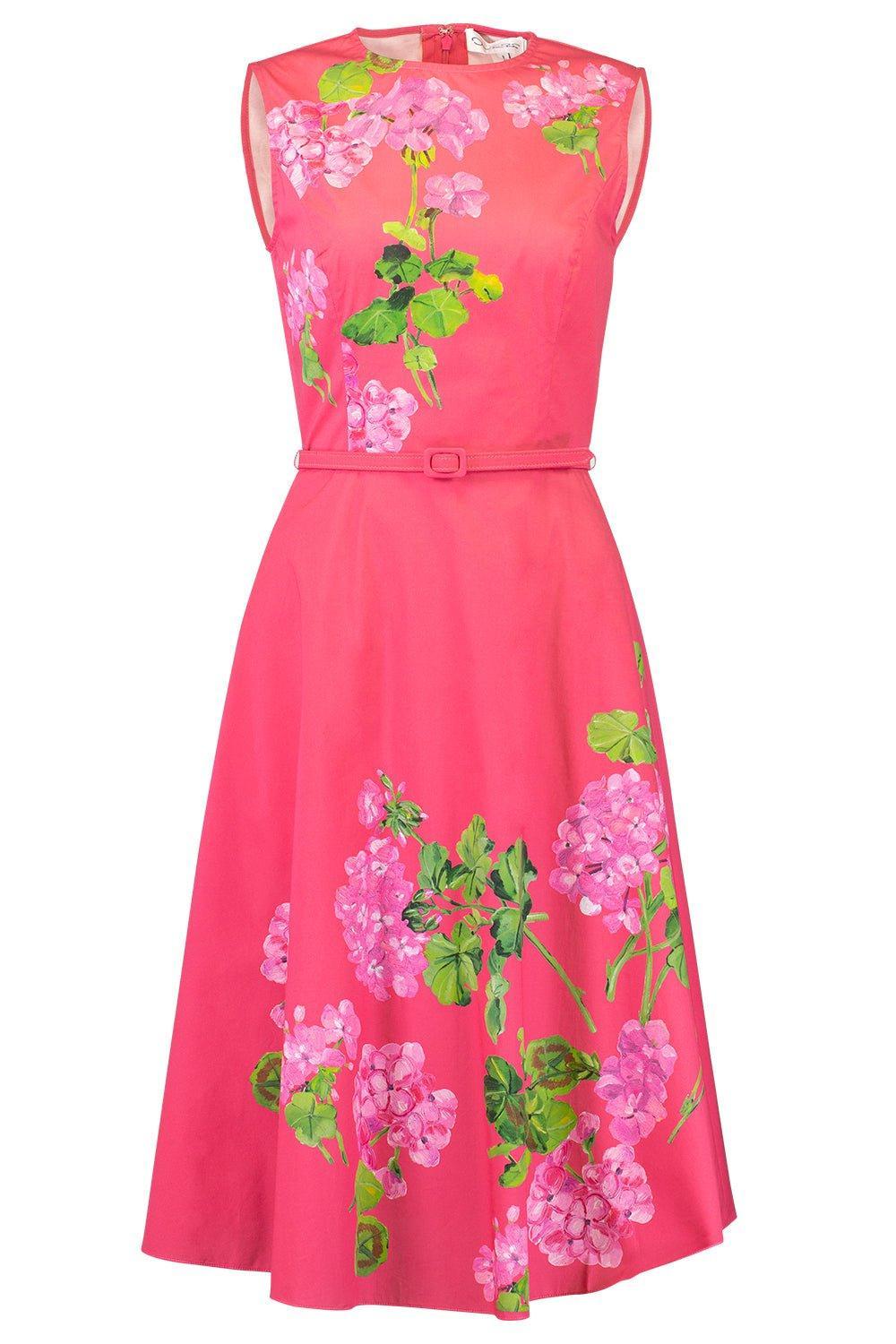 OSCAR DE LA RENTA-Sleeveless Degrade Dress-