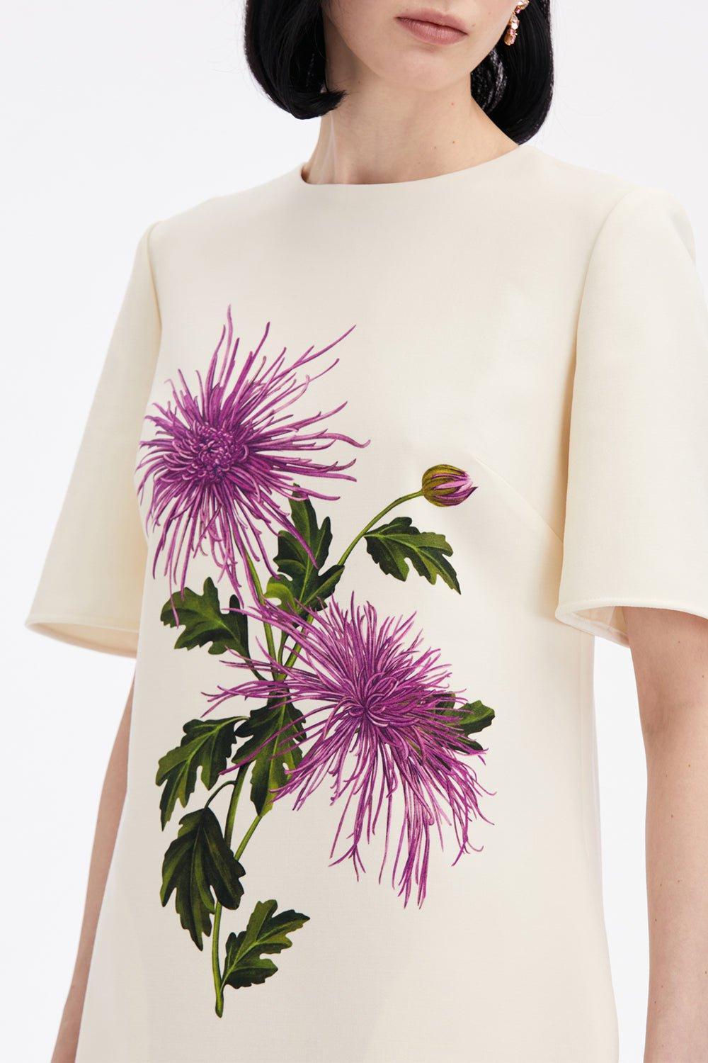 OSCAR DE LA RENTA-Chrysanthemum Shift Dress-