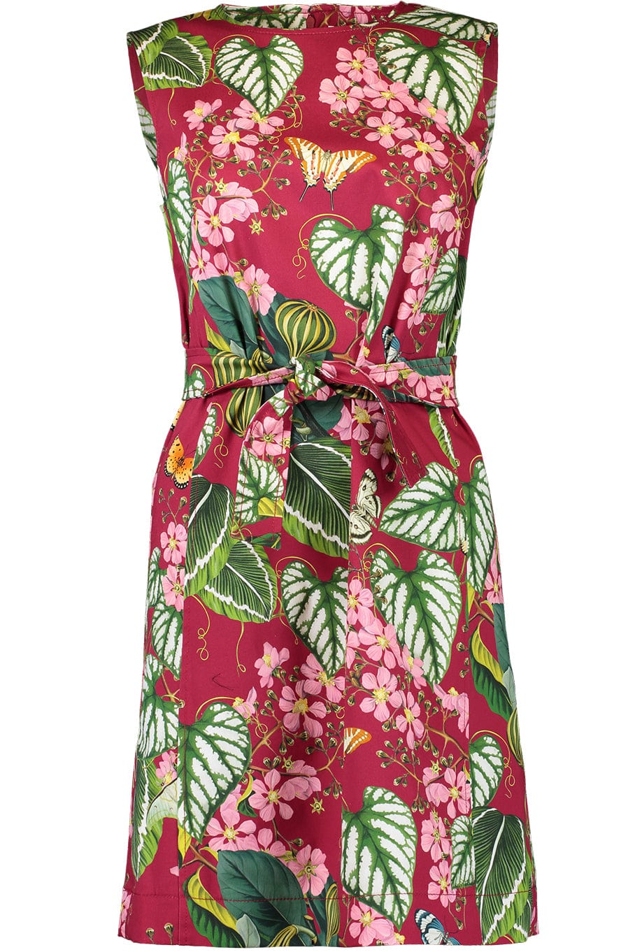 OSCAR DE LA RENTA-Botanical Cotton Twill Dress-