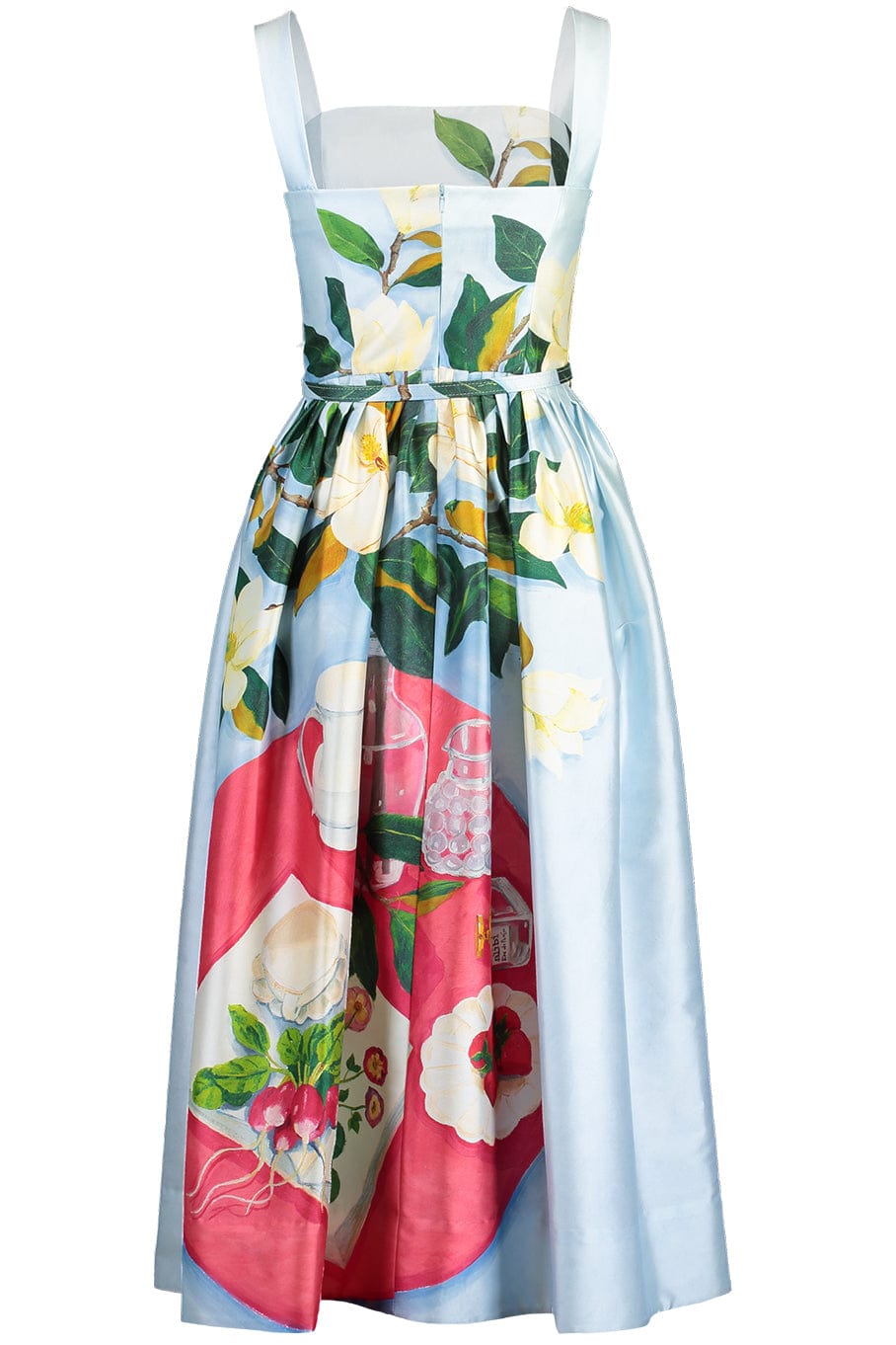 OSCAR DE LA RENTA-Painted Mikado Tank Dress-
