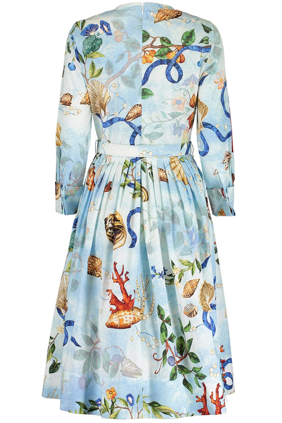 OSCAR DE LA RENTA-Zip Front Pietre Dure Dress-