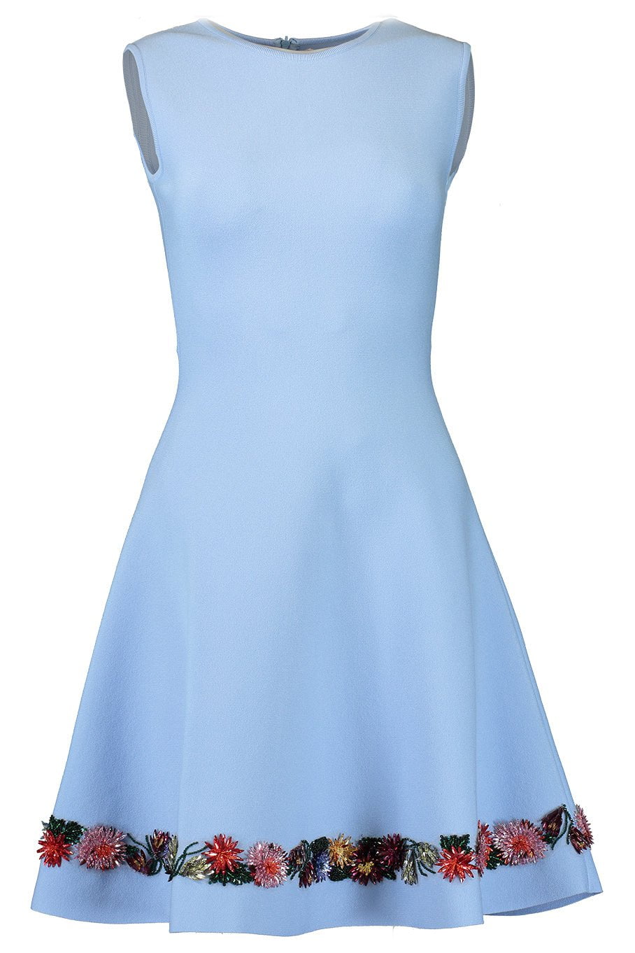 OSCAR DE LA RENTA-Crystal Embellished Fit & Flare-TANZANTE