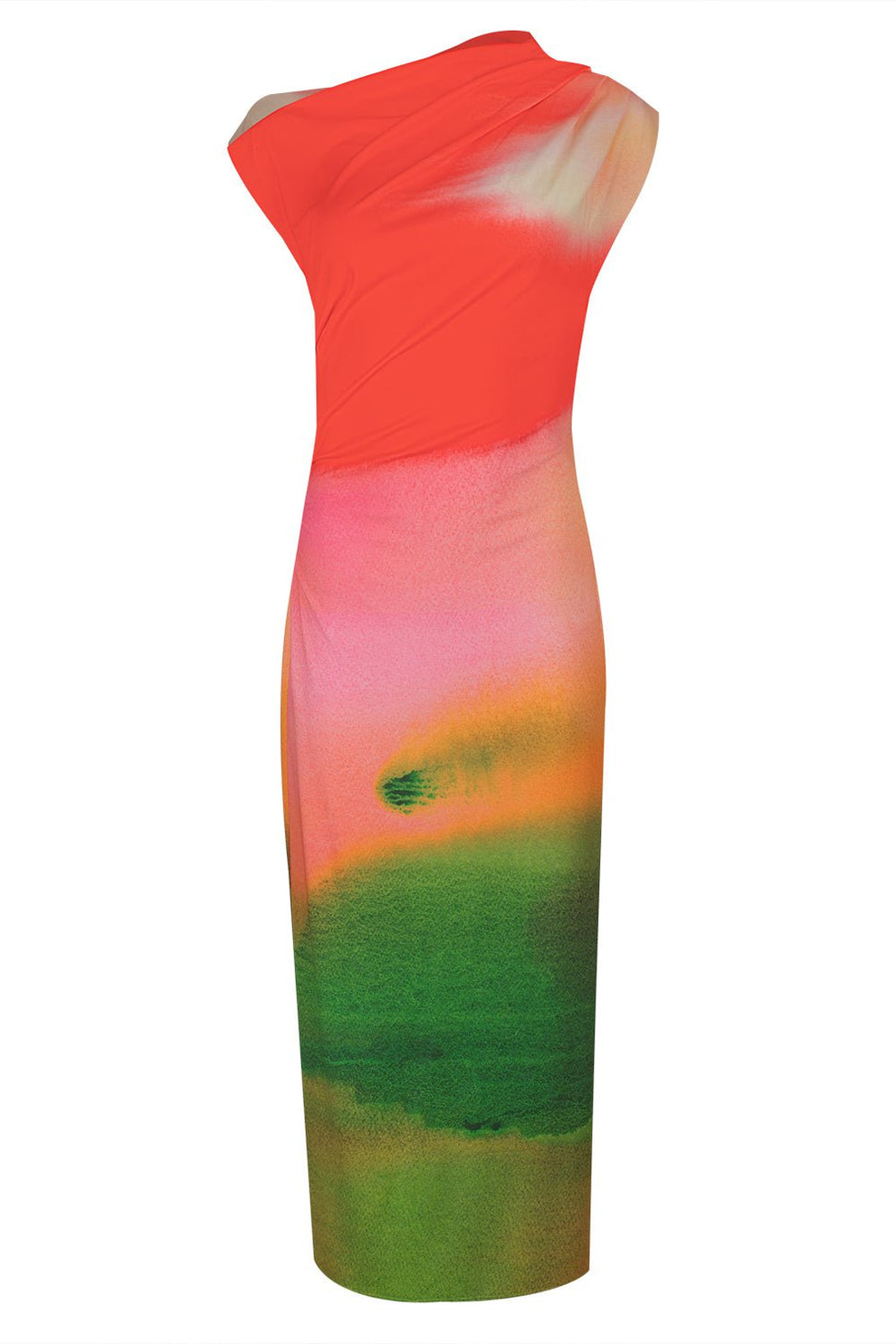 Abstract Watercolor Dress