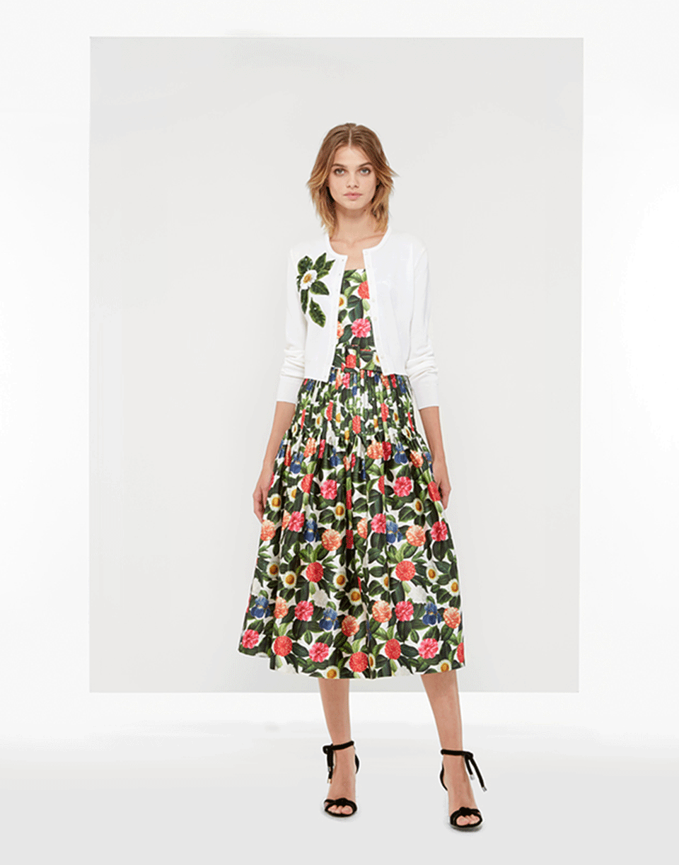 OSCAR DE LA RENTA-Flower Jungle Dress-