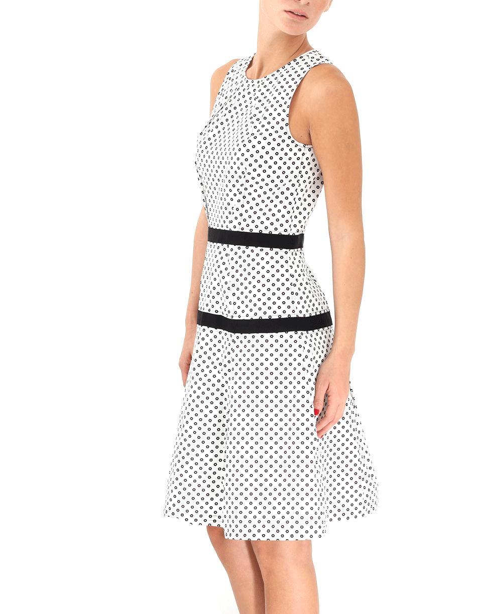 OSCAR DE LA RENTA-Daisy Dot Cotton Dress-