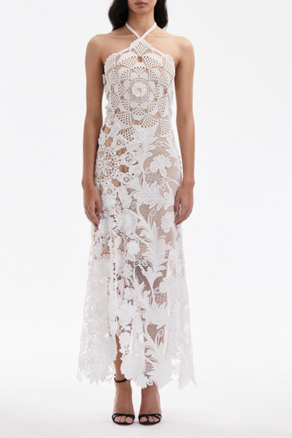 Floral Crochet Dress