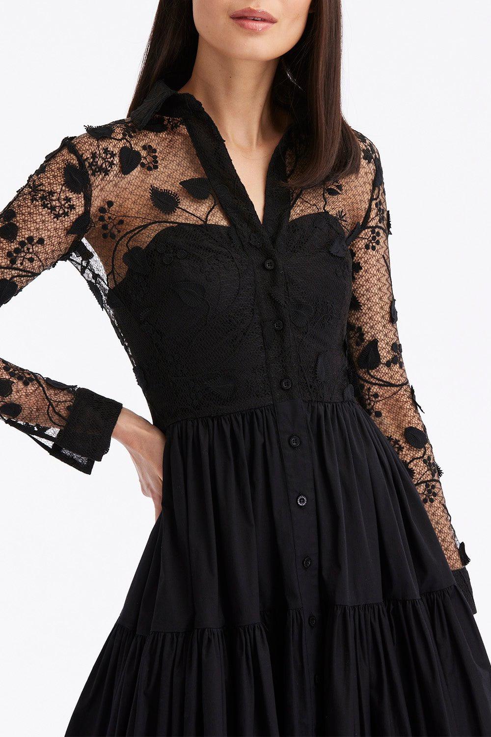 OSCAR DE LA RENTA-Morning Glory Midi Dress-