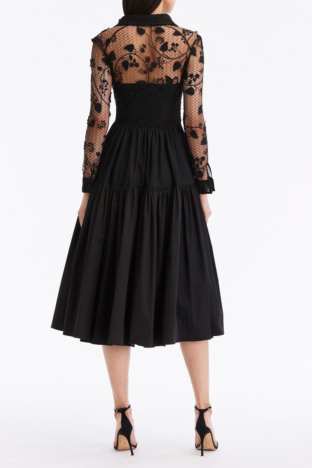 OSCAR DE LA RENTA-Morning Glory Midi Dress-
