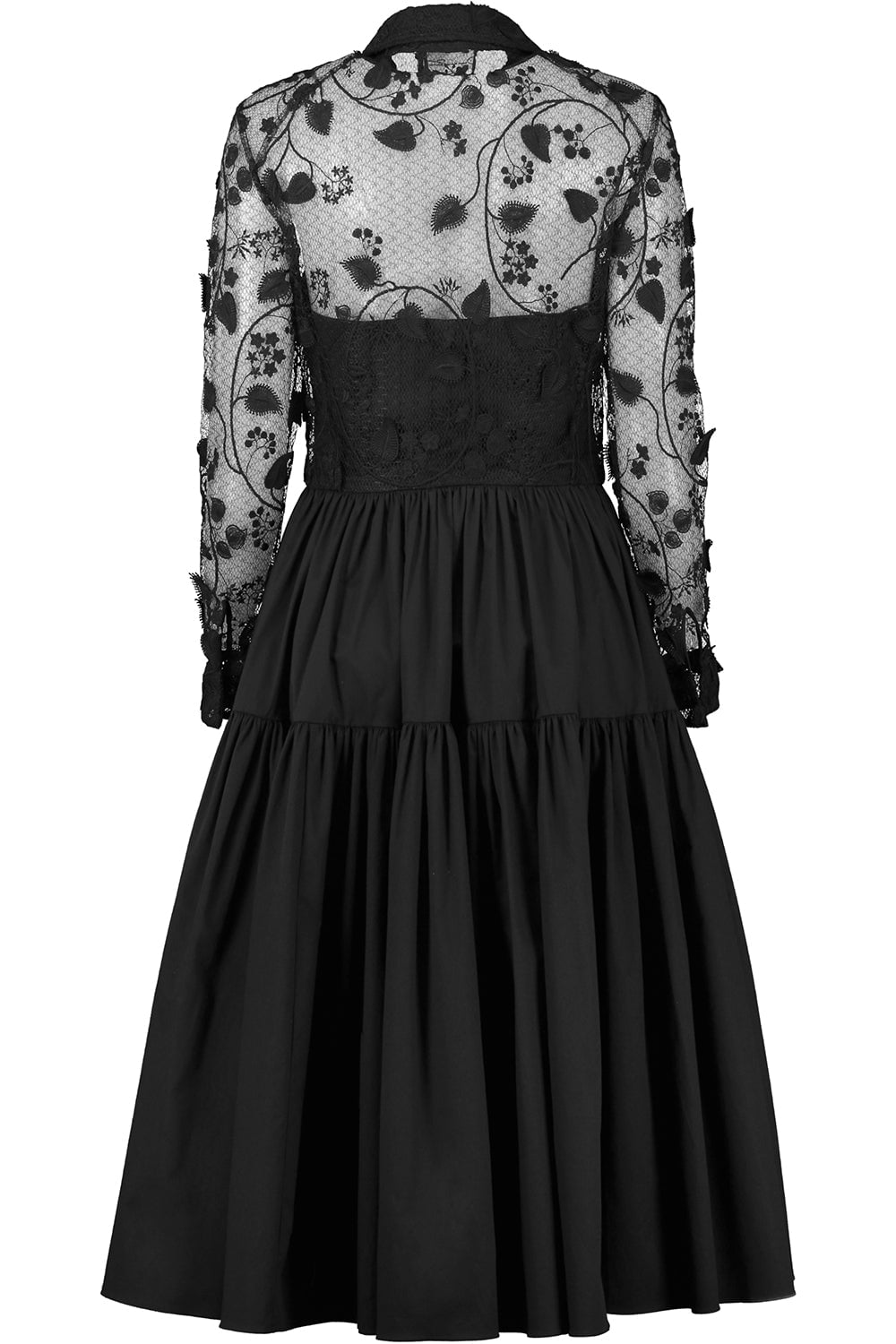 OSCAR DE LA RENTA-Morning Glory Midi Dress-