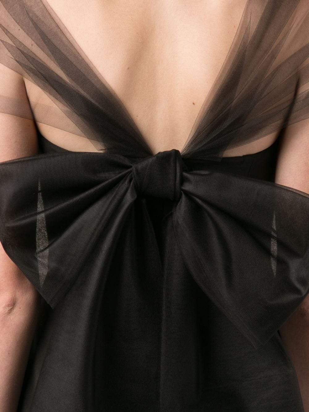 OSCAR DE LA RENTA-Pencil Dress With Tulle Bow-