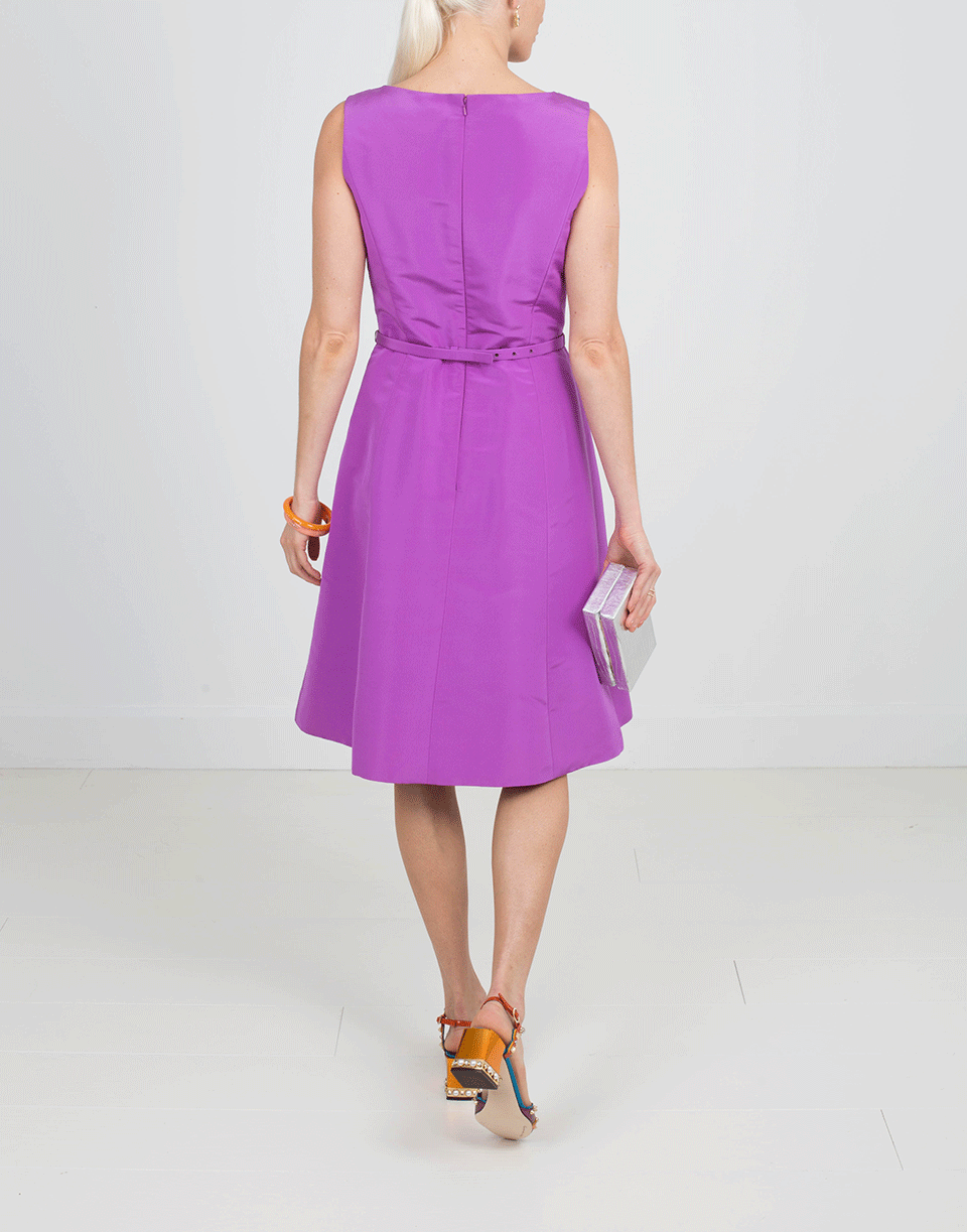 OSCAR DE LA RENTA-Faille Dress-