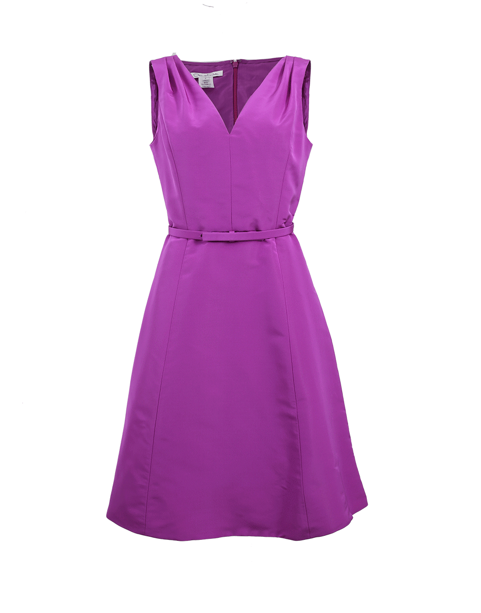 OSCAR DE LA RENTA-Faille Dress-