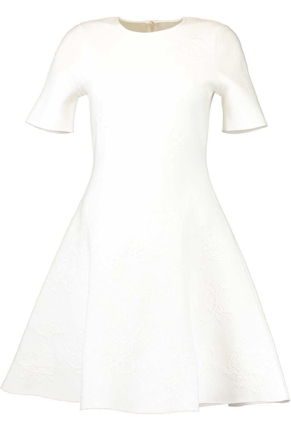 OSCAR DE LA RENTA-Orchid Fit And Flare Dress-